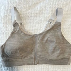 Outdoor Voices zip front sports bra